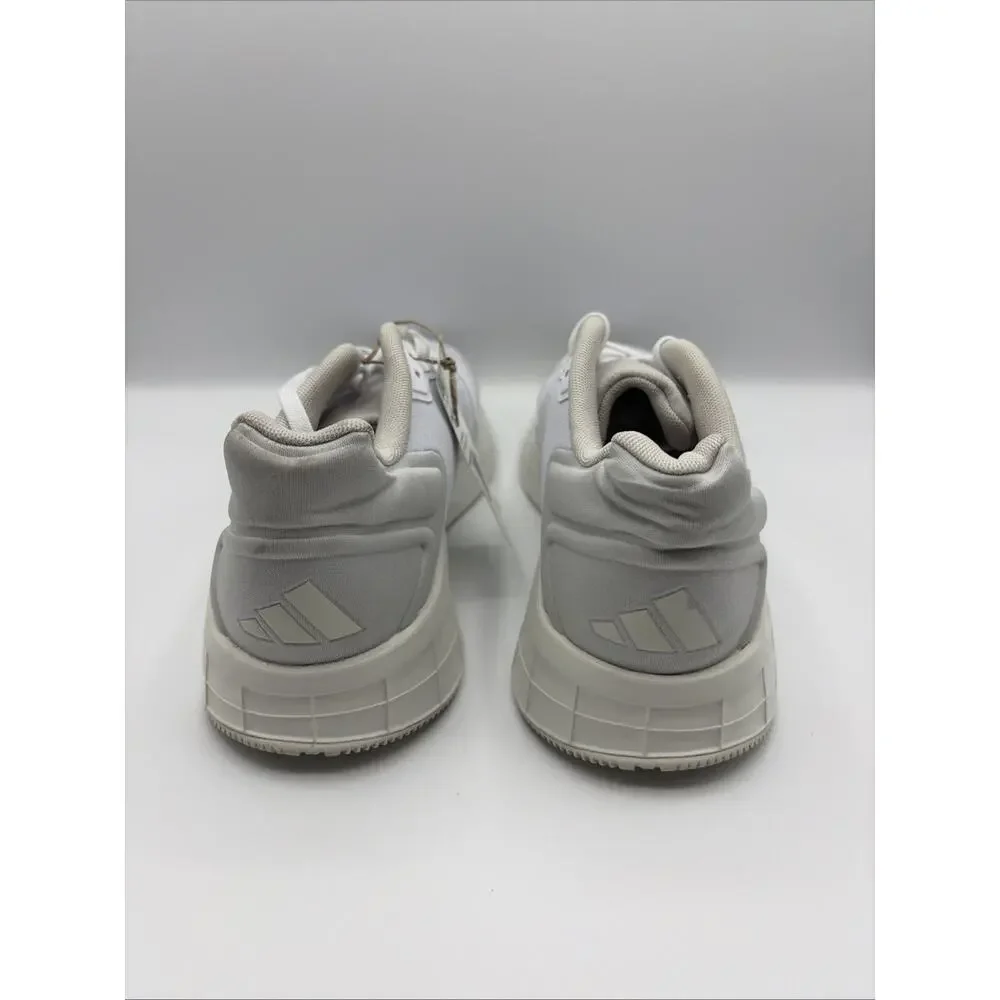 adidas Duramo 10 Men's White Low Top Lace-Up Athletic Sneakers Solid US Sz 10 D